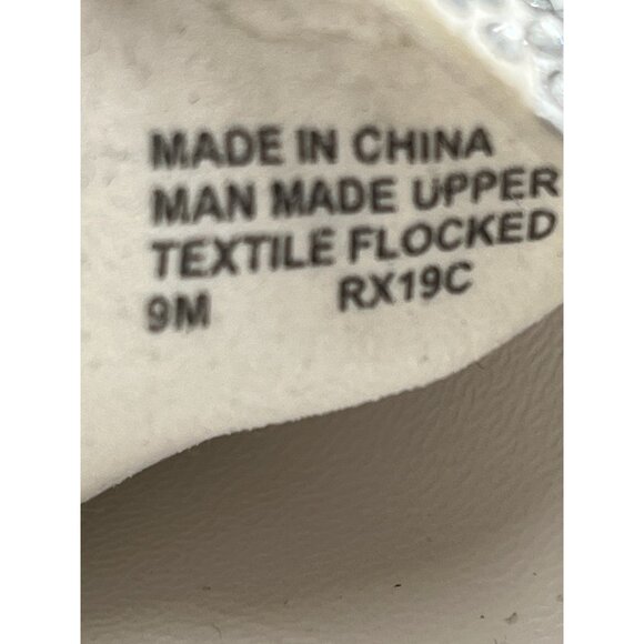 michael kors white crystal logo slide sandals,  no box , 9m WHITE&SILVER  SEE AL - Picture 15 of 16